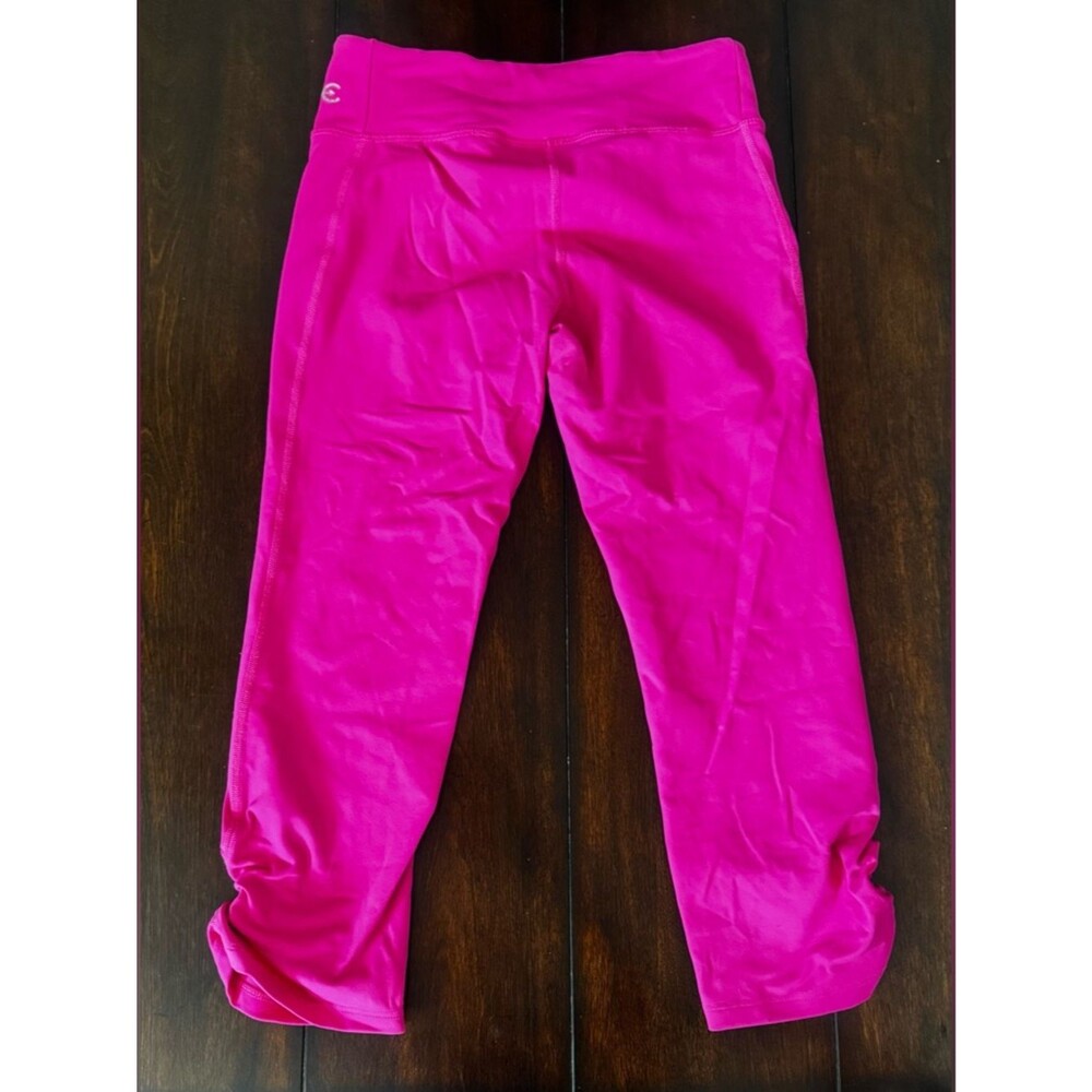 Coeur Triathlon Hot Pink Capri Run Tights Medium - Picture 3 of 6